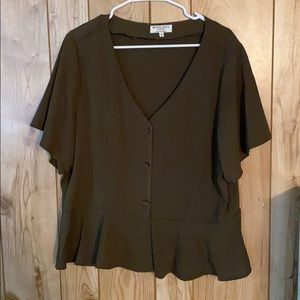 COPY - Olive green blouse